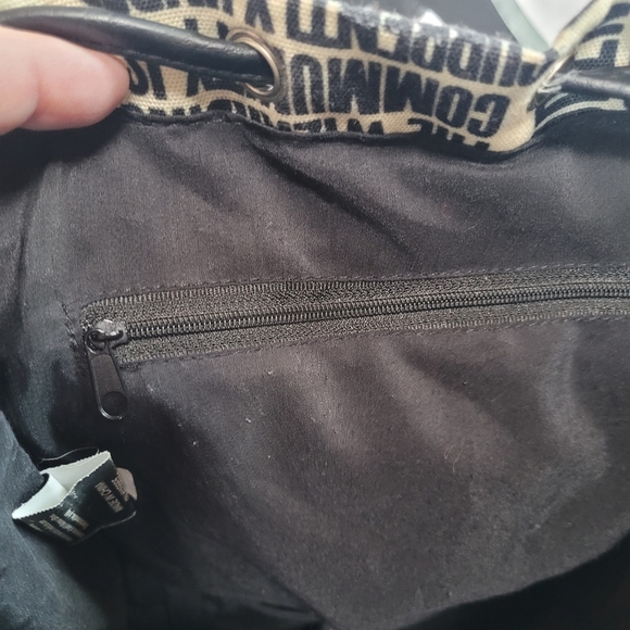 Harry Potter Daily Prophet Allover Newspaper Print Slouch Backpack - Picture 11 of 15